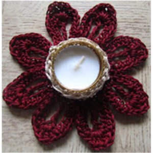 Diwali Crochet Candle Holder CCStudio 6