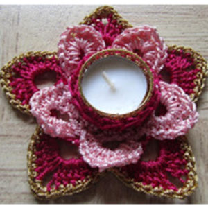 Diwali Crochet Candle Holder CCStudio 5