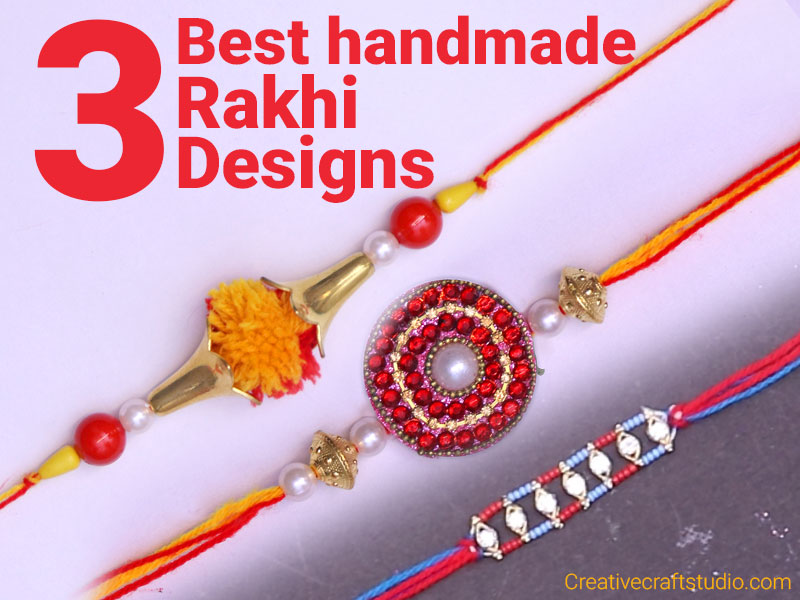 handmade rakhi design