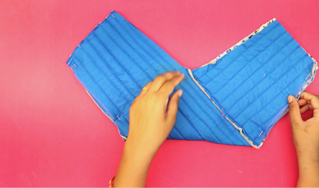 Fold and sew bag