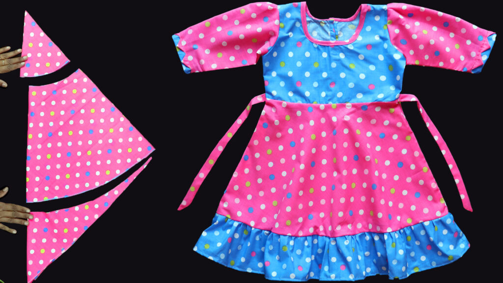 Stylish Polka Dot Baby Frock