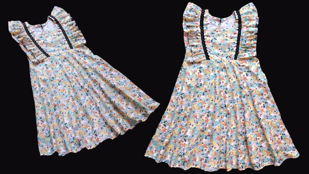 Perfect Full-Flare Baby Frock with Ruffled Details